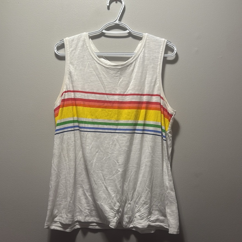 Rainbow Stripe Tank Top - Picture 6 of 6